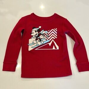 Disney Jumping Beans Mickey Mouse Ski Shirt Size 3T